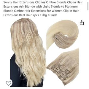 Light Blonde to Platinum Blonde Hair Extensions